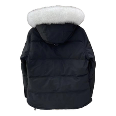 Moose Knuckles Fur-Trim Quilted Puffer Jacket — #346