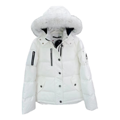 Moose Knuckles Fur-Trim Quilted Puffer Jacket — #346