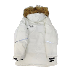 New Balance Fur-Trim Utility Puffer Jacket — Black — #352