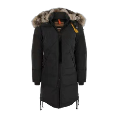 Parajumpers Logo-Patch Hooded Down Jacket — Green & Red — #357