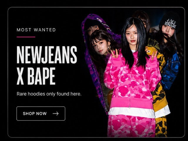 NewJeans x BAPE